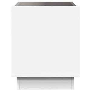 Κομοδίνο Άπειρο Φως LED Λευκό 40x40x50 εκ.