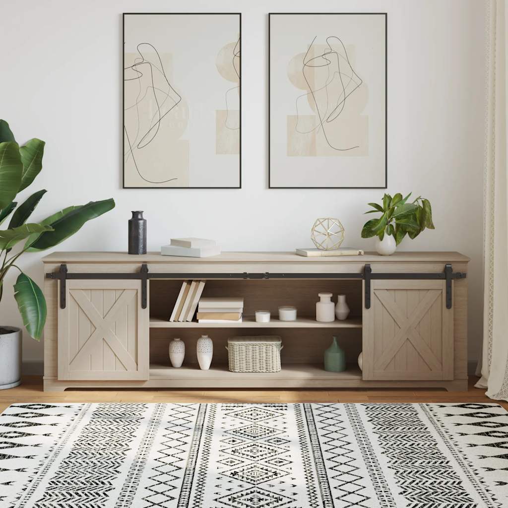 Κιτ συρόμενης πόρτας γραφείου 200 cm από ανθρακούχο χάλυβα