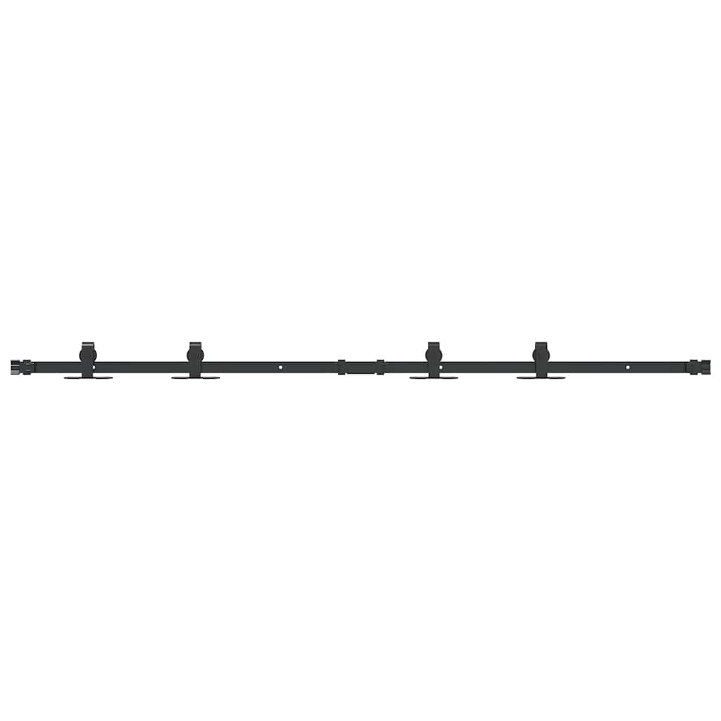 Κιτ συρόμενης ντουλάπας 152 cm Ανθρακούχο ατσάλι - Pakobazaar