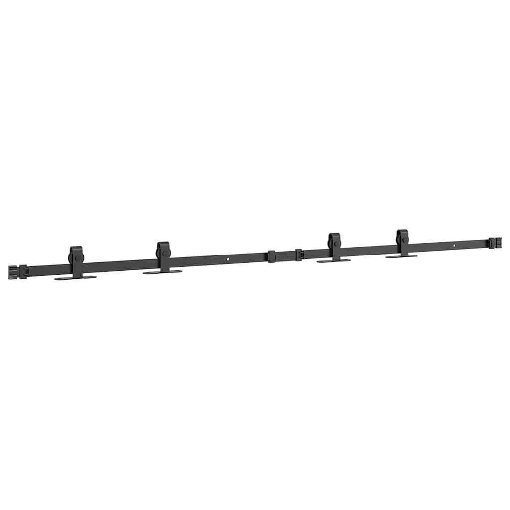 Κιτ συρόμενης ντουλάπας 152 cm Ανθρακούχο ατσάλι - Pakobazaar