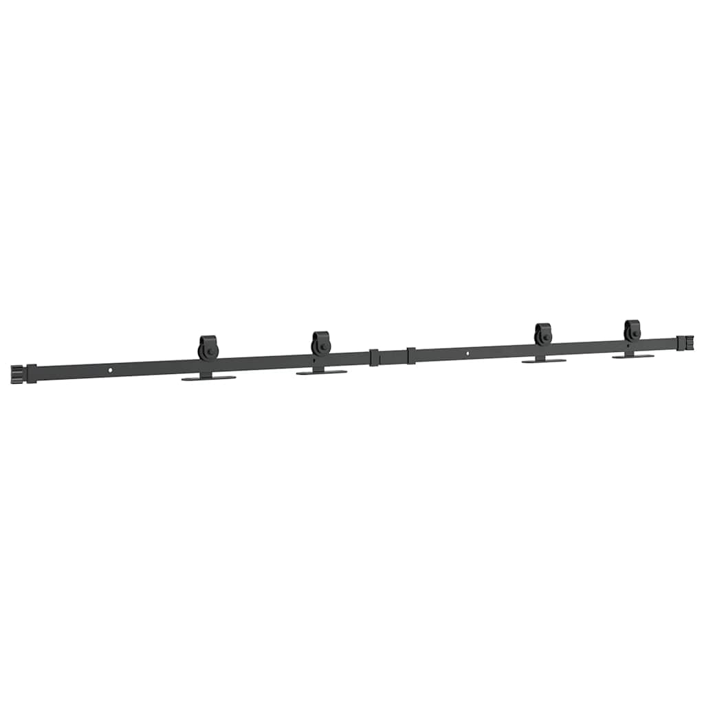 Κιτ συρόμενης ντουλάπας 152 cm Ανθρακούχο ατσάλι - Pakobazaar