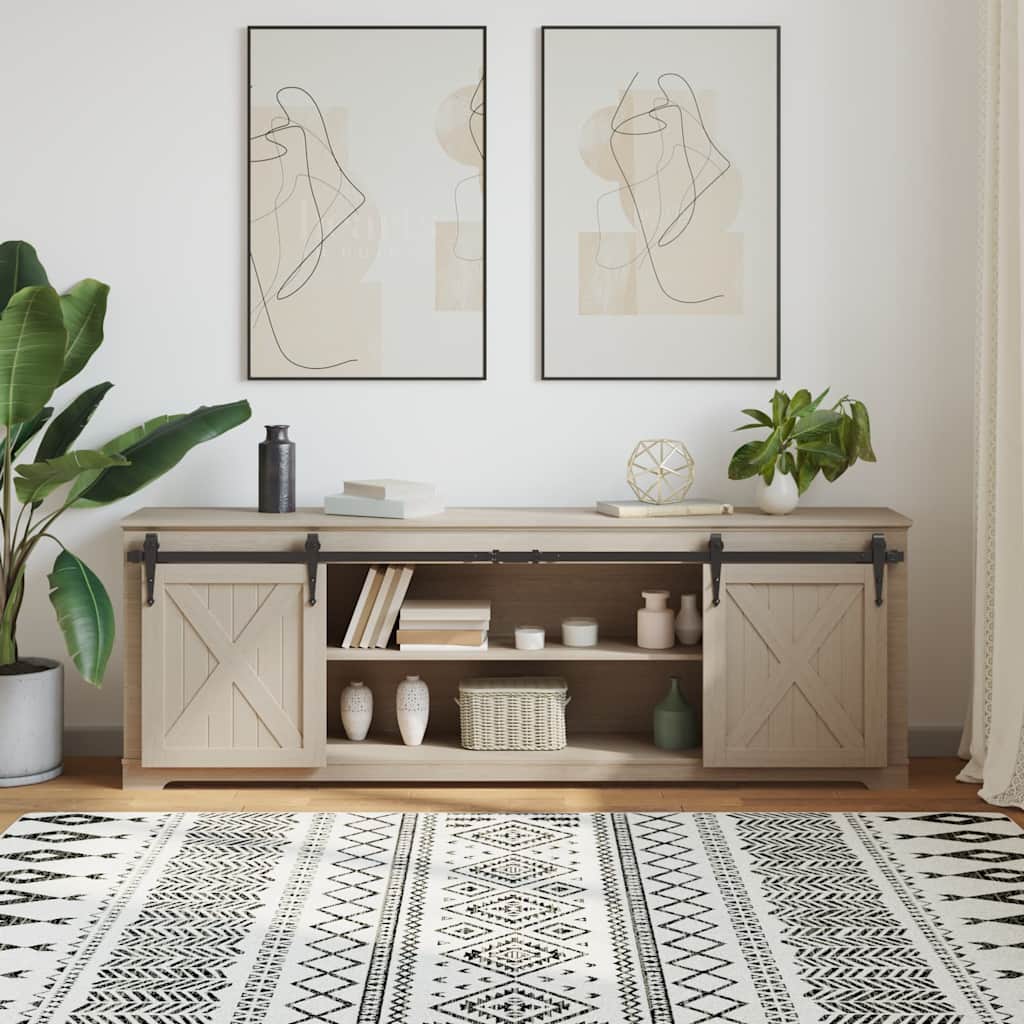 Κιτ συρόμενης πόρτας γραφείου 183 cm από ανθρακούχο χάλυβα - Pakobazaar