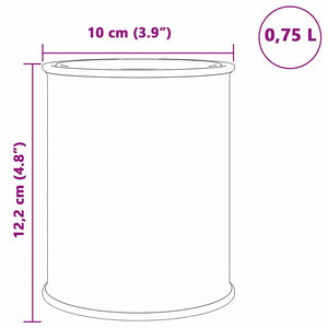 Βαφή επίπλων Μαύρο 0,75 L Εκτύπωση τοίχου