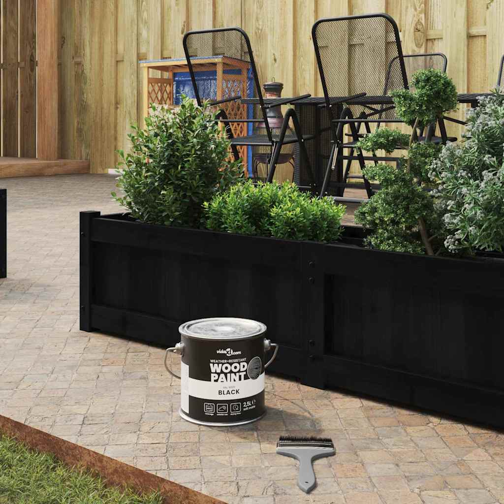 Βαφή ξύλου Μαύρο 2,5 L Εκτύπωση τοίχου