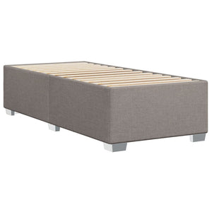 Σκελετός Κρεβατιού Χωρίς Στρώμα Taupe 90x190 εκ. Υφασμάτινο