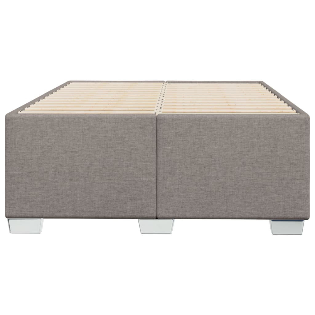 Σκελετός Κρεβατιού Χωρίς Στρώμα Taupe 120x200 εκ. Υφασμάτινο