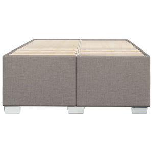Σκελετός Κρεβατιού Χωρίς Στρώμα Taupe 120x200 εκ. Υφασμάτινο
