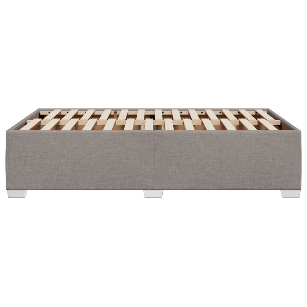 Σκελετός Κρεβατιού Χωρίς Στρώμα Taupe 120x200 εκ. Υφασμάτινο