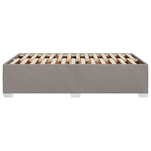 Σκελετός Κρεβατιού Χωρίς Στρώμα Taupe 120x200 εκ. Υφασμάτινο
