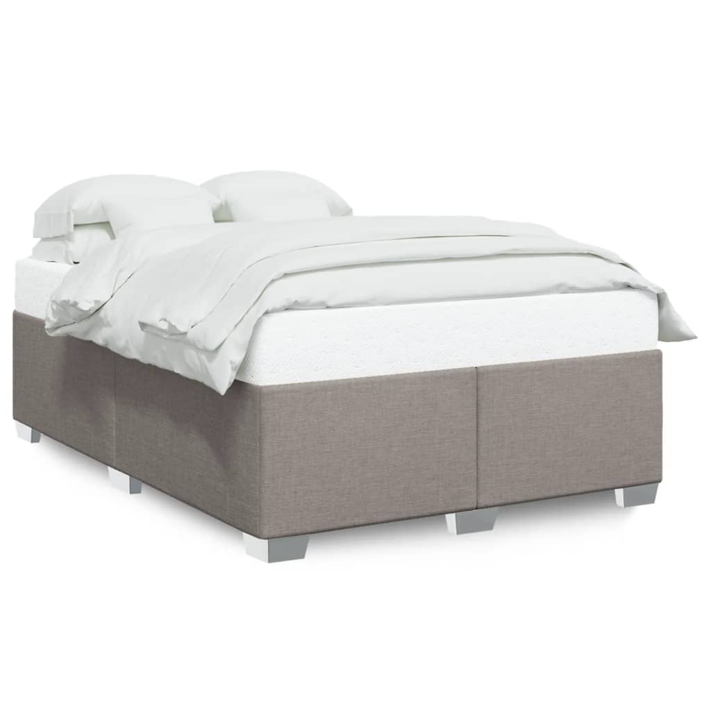 Σκελετός Κρεβατιού Χωρίς Στρώμα Taupe 140x190 εκ. Υφασμάτινο