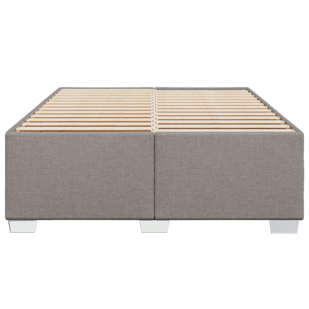 Σκελετός Κρεβατιού Χωρίς Στρώμα Taupe 140x190 εκ. Υφασμάτινο