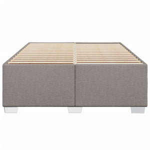 Σκελετός Κρεβατιού Χωρίς Στρώμα Taupe 140x190 εκ. Υφασμάτινο