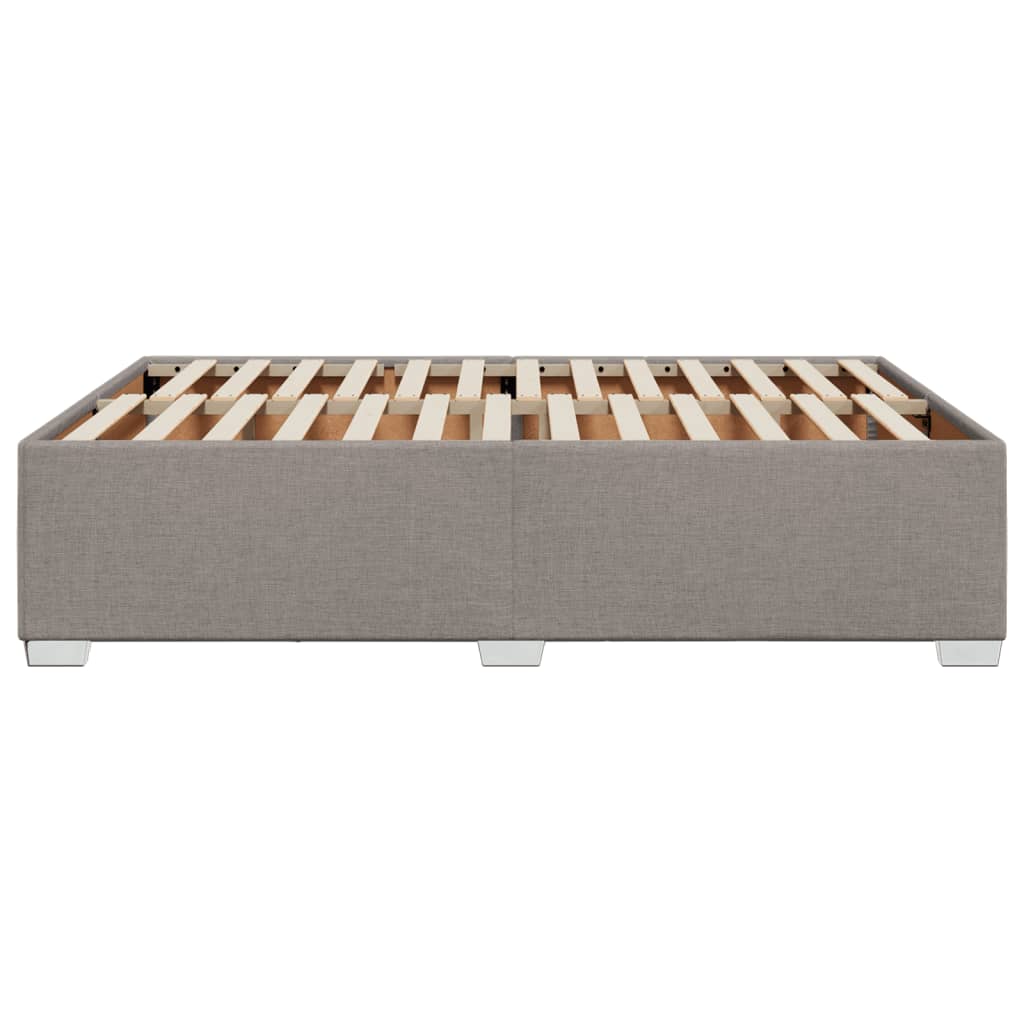 Σκελετός Κρεβατιού Χωρίς Στρώμα Taupe 140x190 εκ. Υφασμάτινο