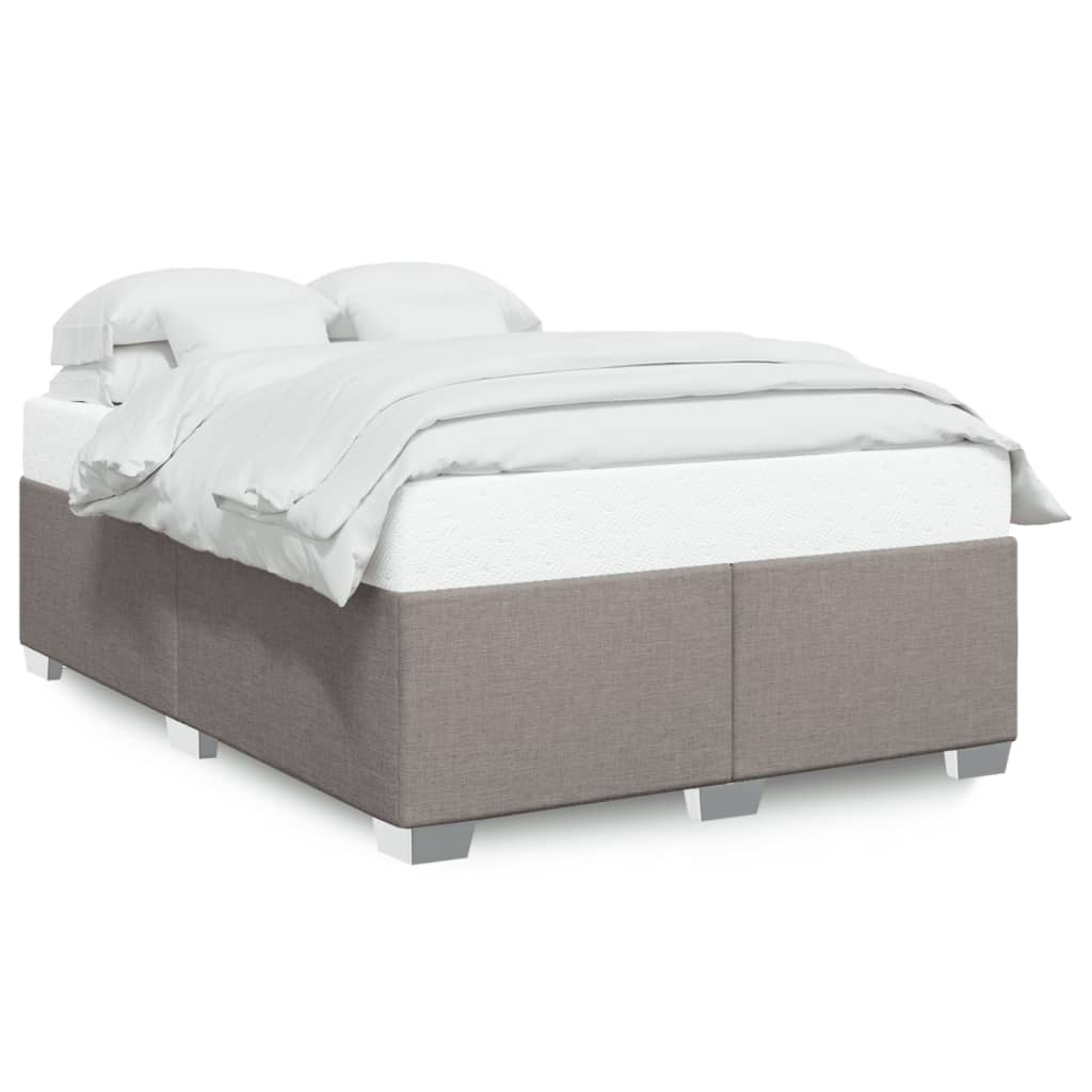 Σκελετός Κρεβατιού Χωρίς Στρώμα Taupe 140x200 εκ. Υφασμάτινο