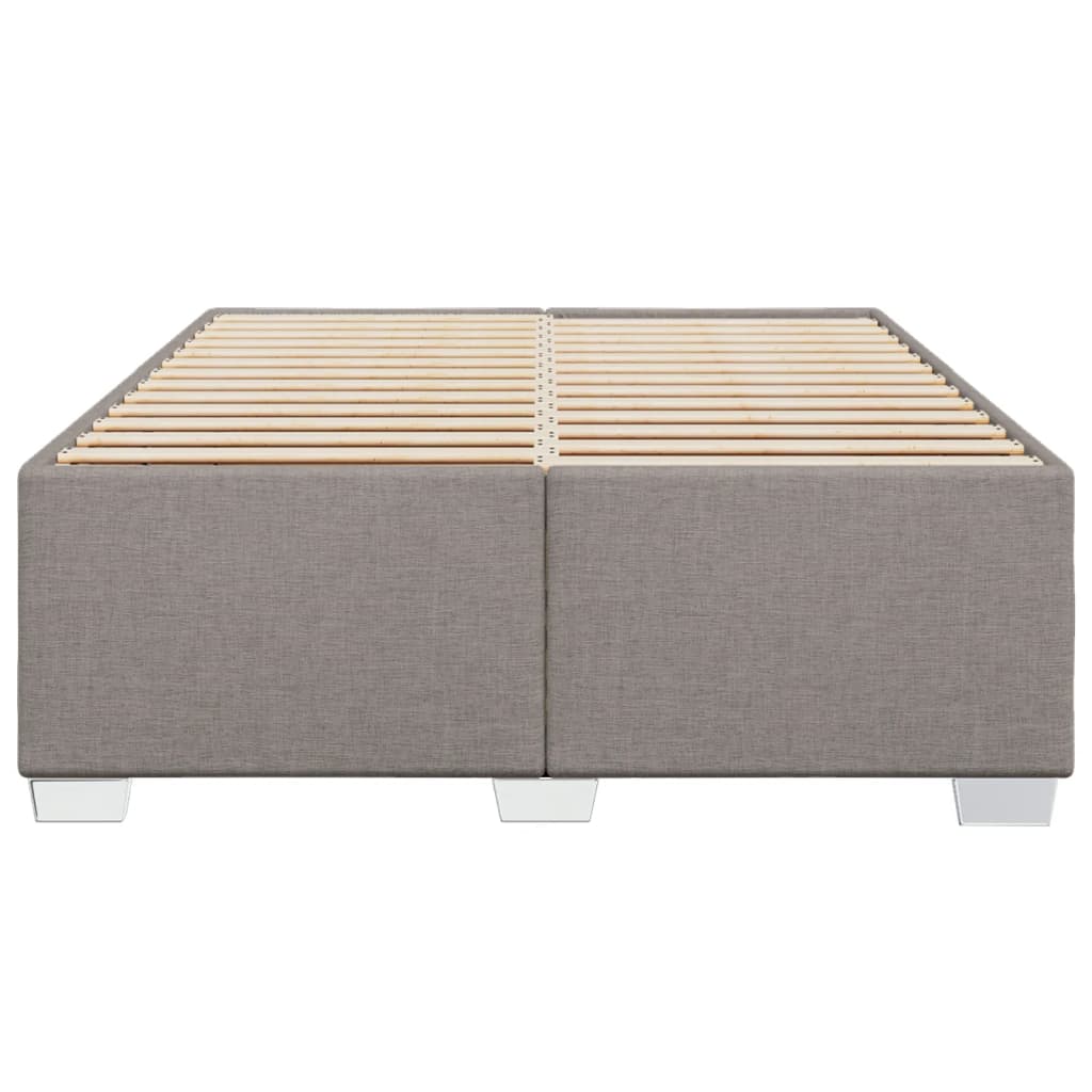 Σκελετός Κρεβατιού Χωρίς Στρώμα Taupe 140x200 εκ. Υφασμάτινο