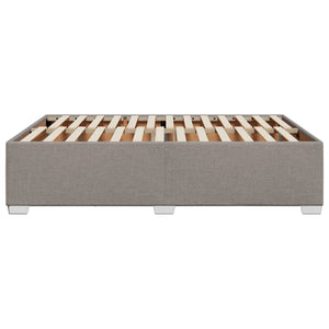Σκελετός Κρεβατιού Χωρίς Στρώμα Taupe 140x200 εκ. Υφασμάτινο