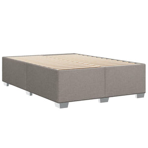 Σκελετός Κρεβατιού Χωρίς Στρώμα Taupe 140x200 εκ. Υφασμάτινο