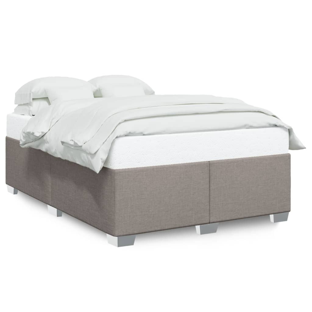 Σκελετός Κρεβατιού Χωρίς Στρώμα Taupe 160x200 εκ. Υφασμάτινο
