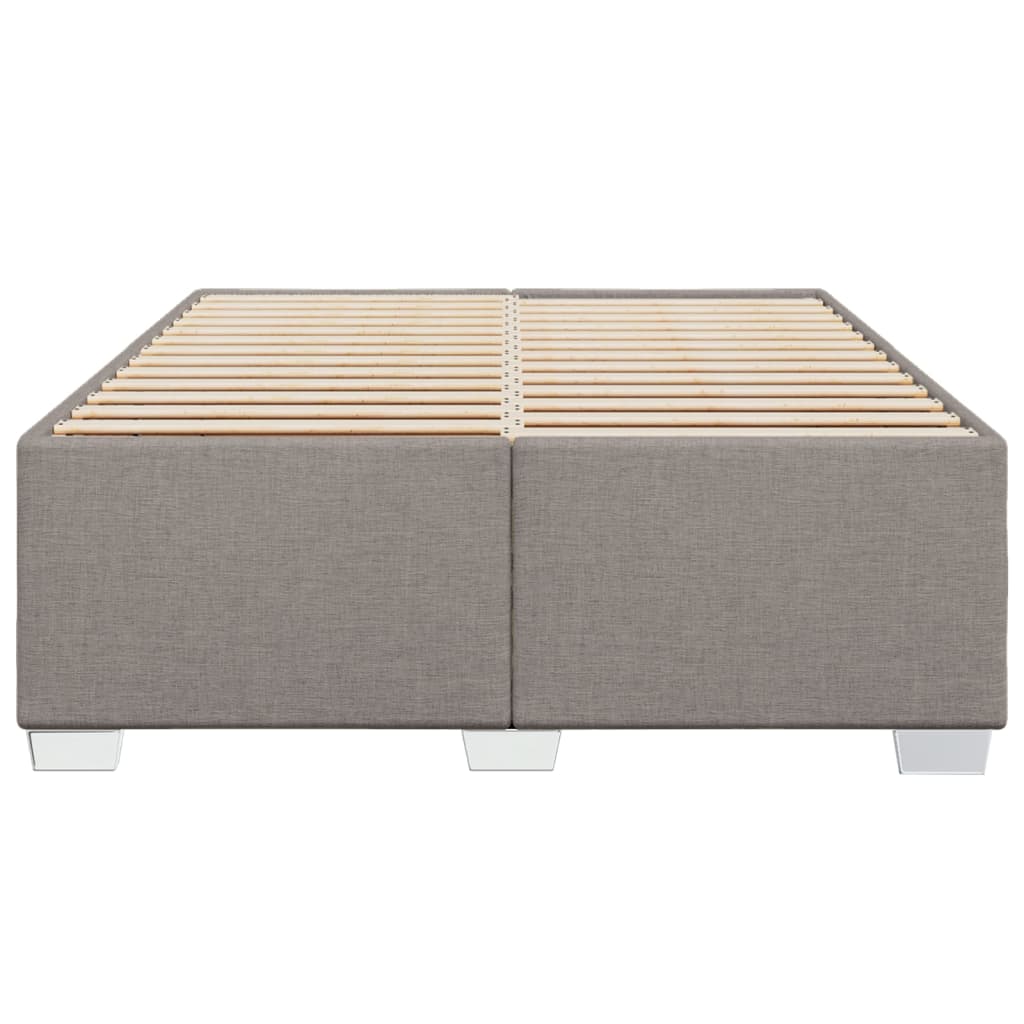 Σκελετός Κρεβατιού Χωρίς Στρώμα Taupe 160x200 εκ. Υφασμάτινο
