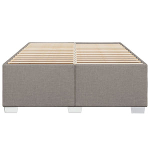 Σκελετός Κρεβατιού Χωρίς Στρώμα Taupe 160x200 εκ. Υφασμάτινο