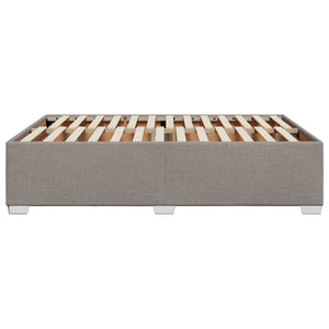 Σκελετός Κρεβατιού Χωρίς Στρώμα Taupe 160x200 εκ. Υφασμάτινο