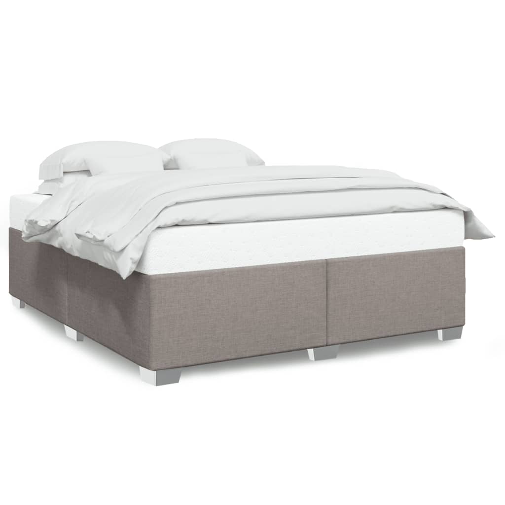 Σκελετός Κρεβατιού Χωρίς Στρώμα Taupe 180x200 εκ. Υφασμάτινο