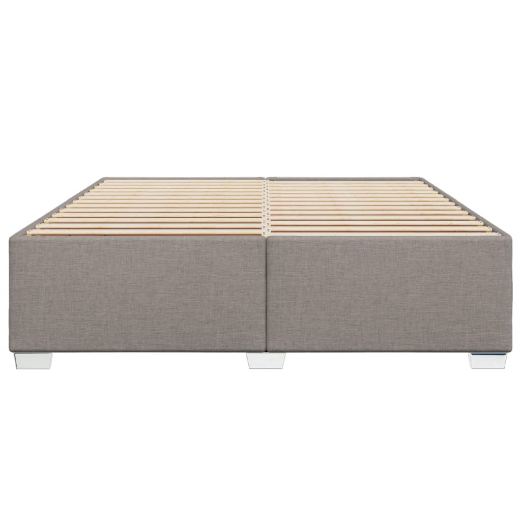 Σκελετός Κρεβατιού Χωρίς Στρώμα Taupe 180x200 εκ. Υφασμάτινο