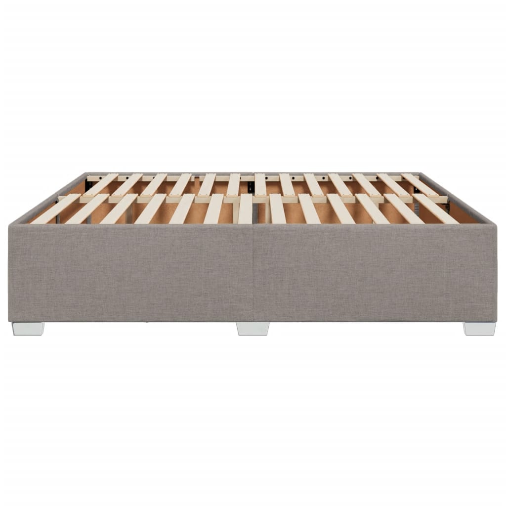 Σκελετός Κρεβατιού Χωρίς Στρώμα Taupe 180x200 εκ. Υφασμάτινο