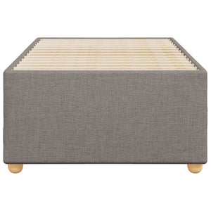 Σκελετός Κρεβατιού Χωρίς Στρώμα Taupe 90x200 εκ. Υφασμάτινο