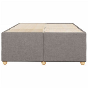 Πλαίσιο Κρεβατιού χωρίς στρώμα Taupe 120x190 εκ. Υφασμάτινο