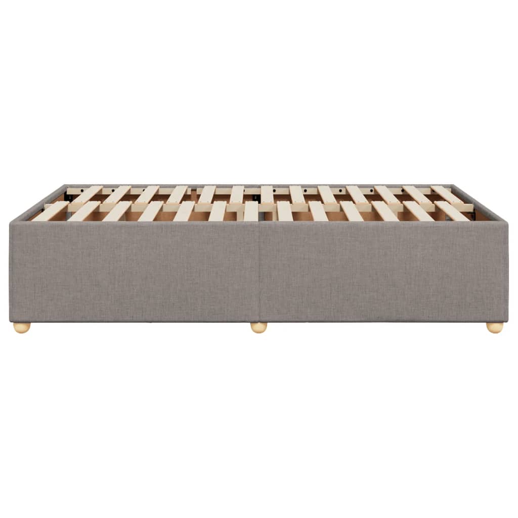 Πλαίσιο Κρεβατιού χωρίς στρώμα Taupe 120x190 εκ. Υφασμάτινο