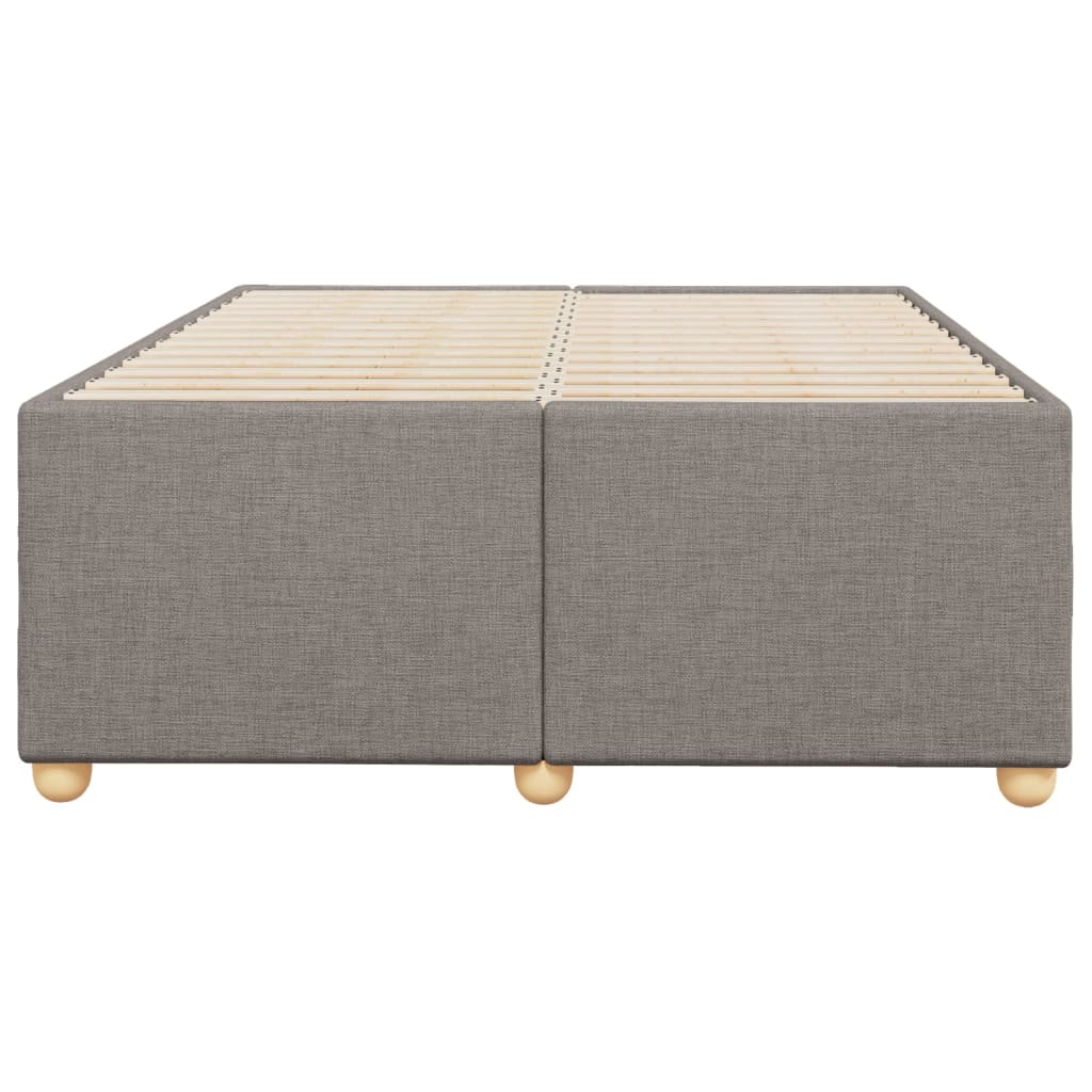 Σκελετός Κρεβατιού Χωρίς Στρώμα Taupe 120x200 εκ. Υφασμάτινο