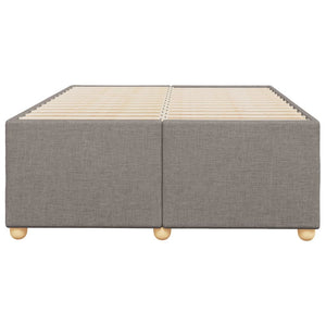 Σκελετός Κρεβατιού Χωρίς Στρώμα Taupe 120x200 εκ. Υφασμάτινο