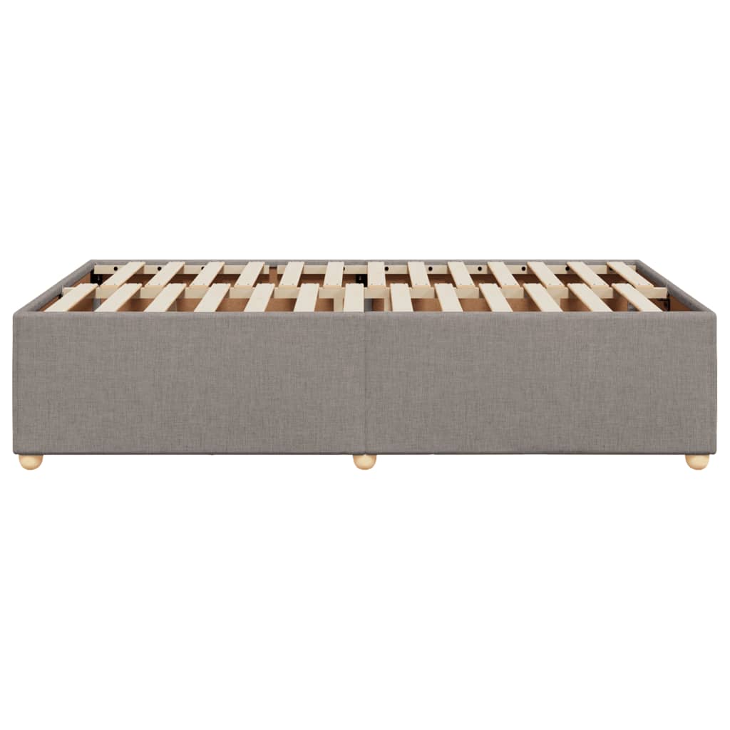 Σκελετός Κρεβατιού Χωρίς Στρώμα Taupe 120x200 εκ. Υφασμάτινο