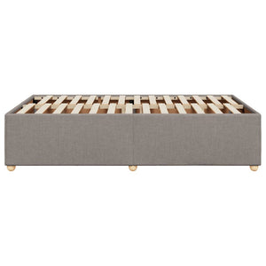 Σκελετός Κρεβατιού Χωρίς Στρώμα Taupe 120x200 εκ. Υφασμάτινο
