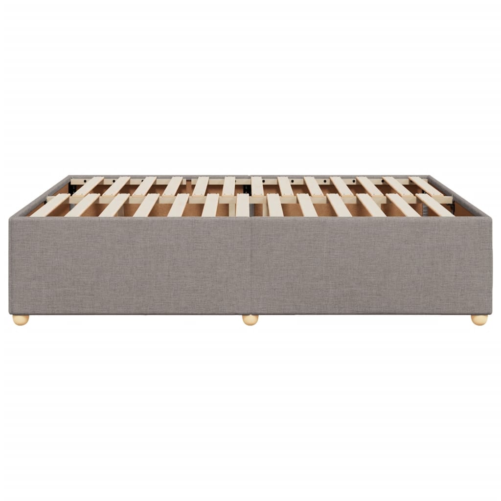 Σκελετός Κρεβατιού Χωρίς Στρώμα Taupe 140x190 εκ. Υφασμάτινο