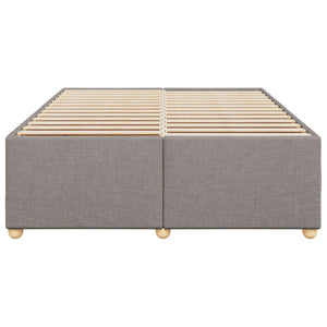 Σκελετός Κρεβατιού Χωρίς Στρώμα Taupe 140x200 εκ. Υφασμάτινο