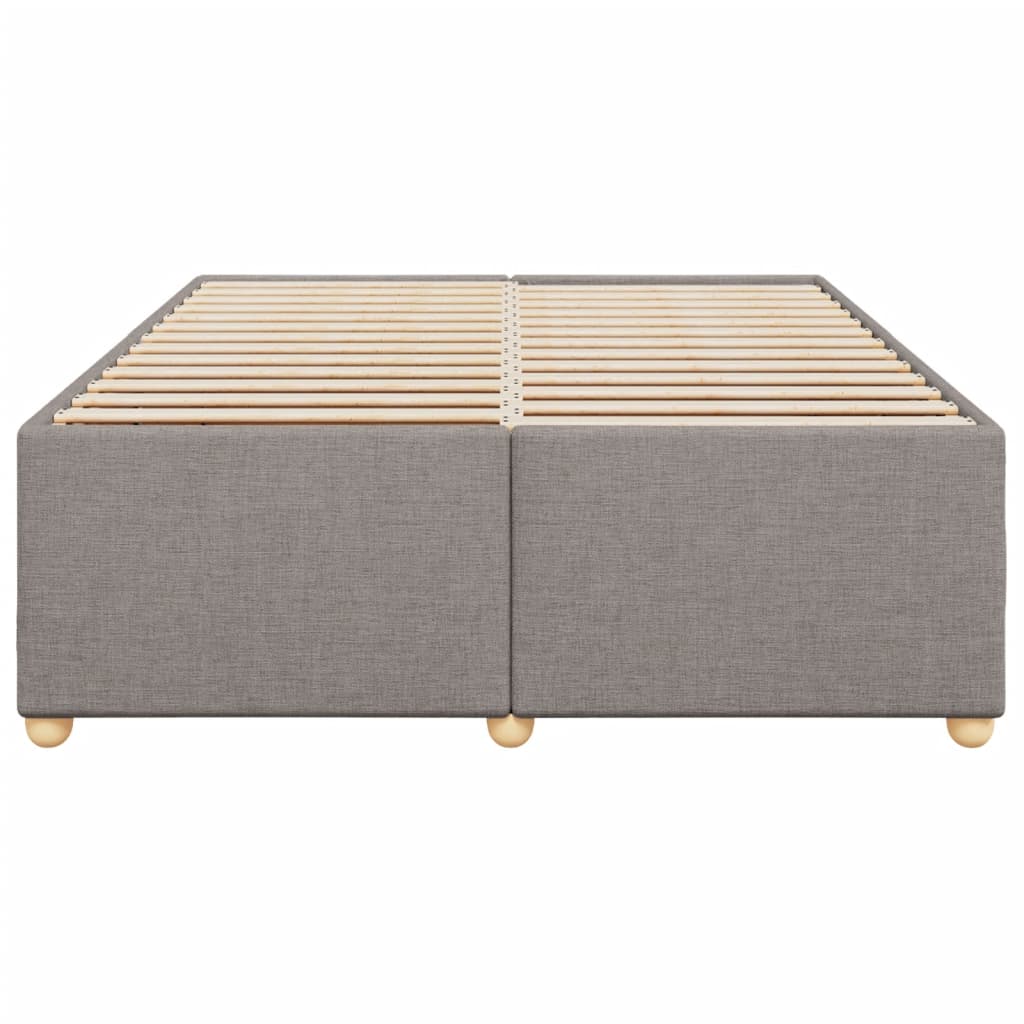 Σκελετός Κρεβατιού Χωρίς Στρώμα Taupe 160x200 εκ. Υφασμάτινο