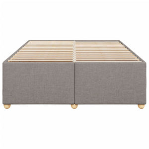 Σκελετός Κρεβατιού Χωρίς Στρώμα Taupe 160x200 εκ. Υφασμάτινο