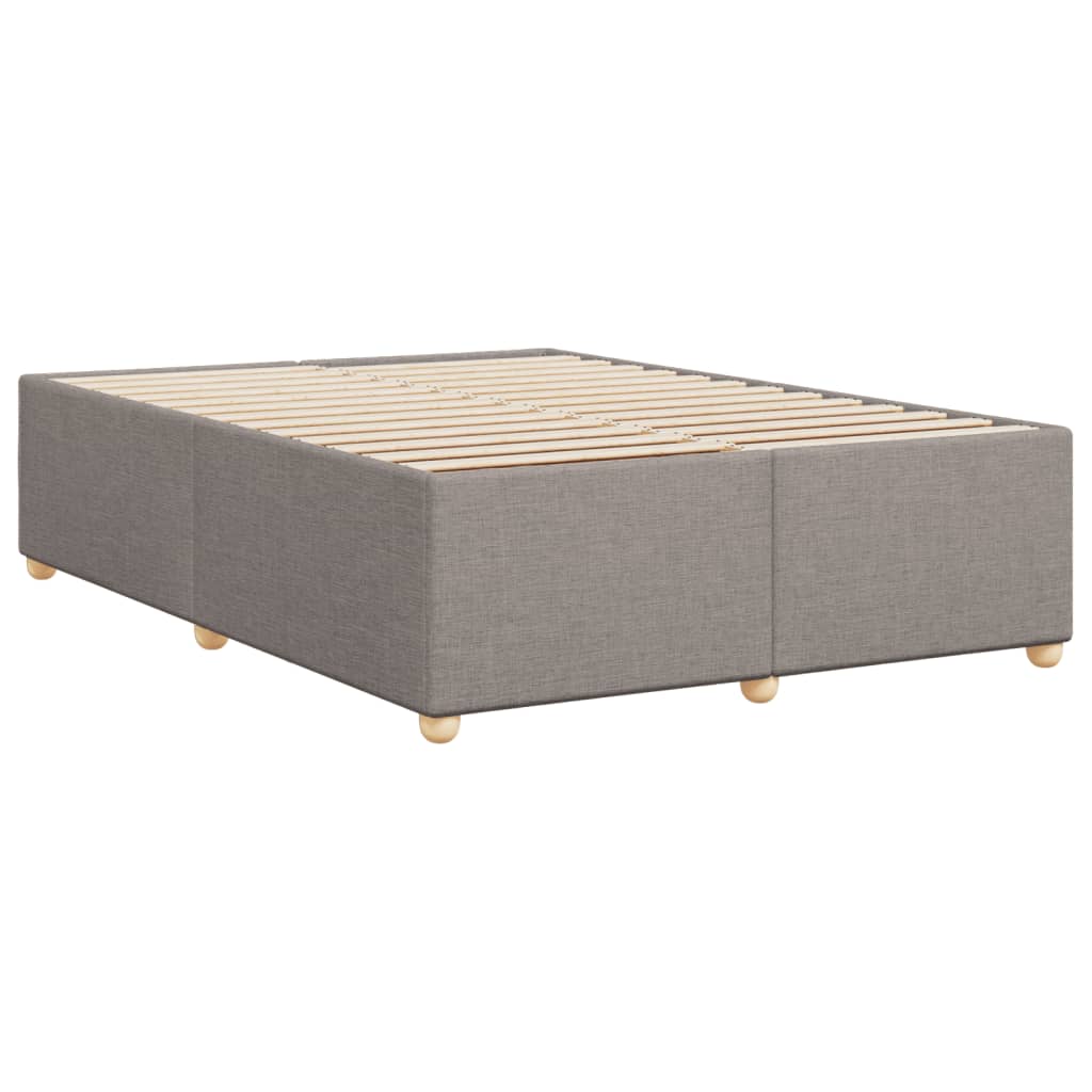 Σκελετός Κρεβατιού Χωρίς Στρώμα Taupe 160x200 εκ. Υφασμάτινο
