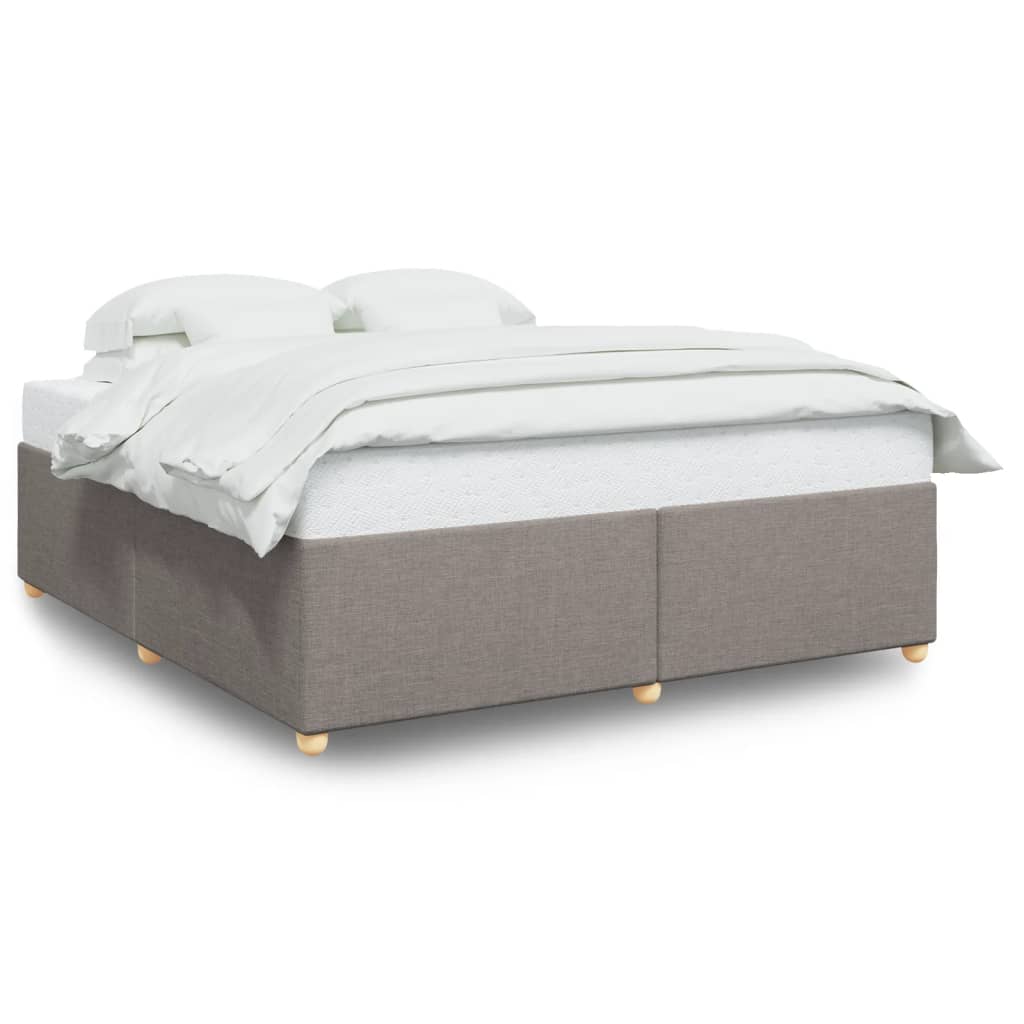 Σκελετός Κρεβατιού Χωρίς Στρώμα Taupe 180x200 εκ. Υφασμάτινο