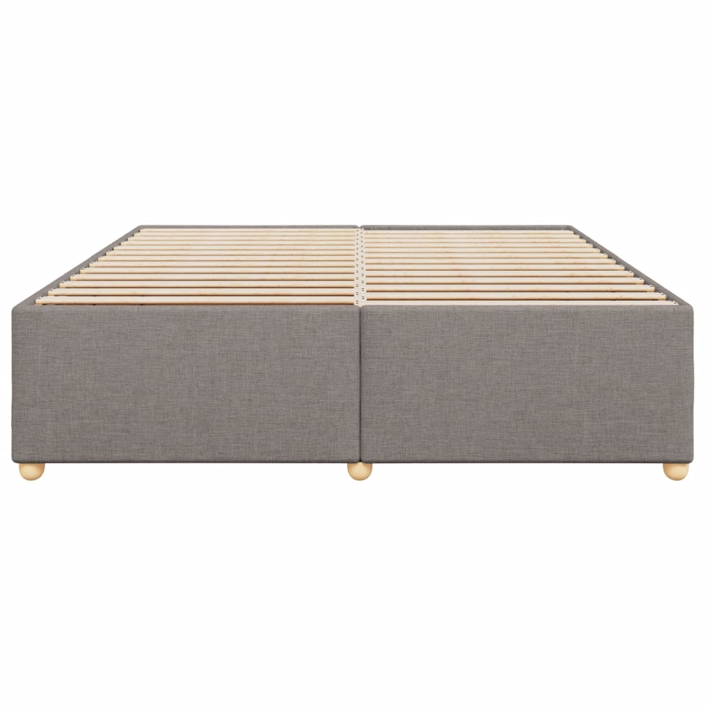 Σκελετός Κρεβατιού Χωρίς Στρώμα Taupe 180x200 εκ. Υφασμάτινο