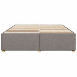 Σκελετός Κρεβατιού Χωρίς Στρώμα Taupe 180x200 εκ. Υφασμάτινο