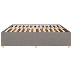 Σκελετός Κρεβατιού Χωρίς Στρώμα Taupe 180x200 εκ. Υφασμάτινο