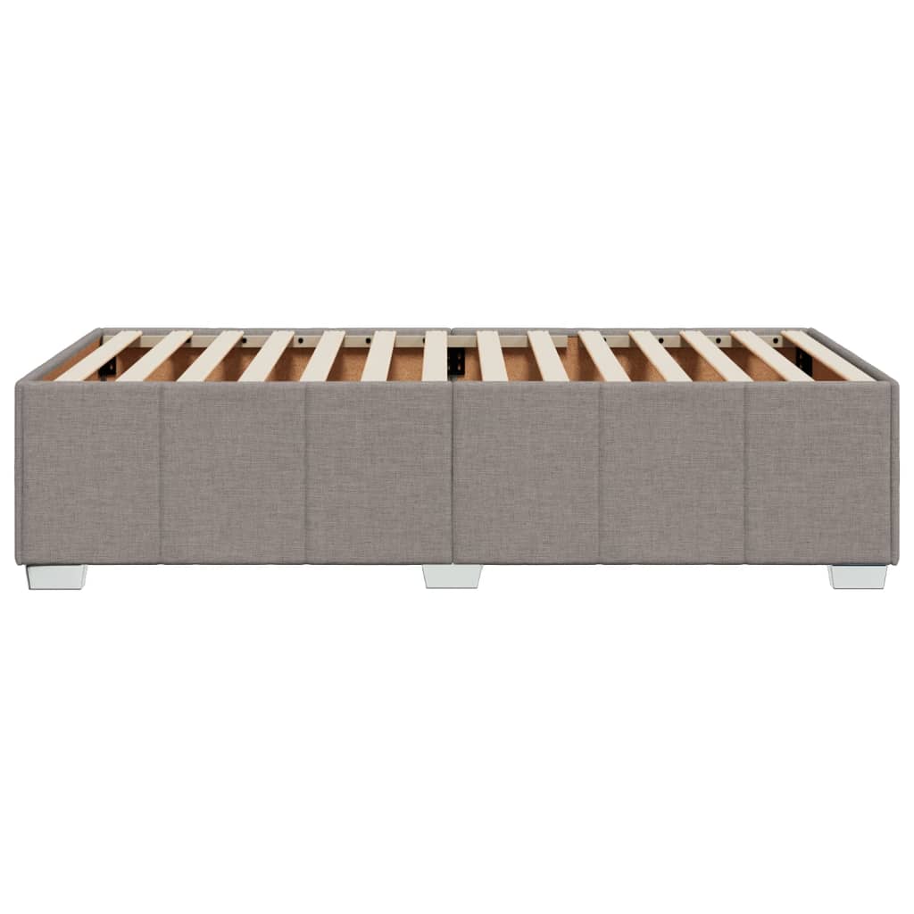 Σκελετός Κρεβατιού Χωρίς Στρώμα Taupe 80x200 εκ. Υφασμάτινο