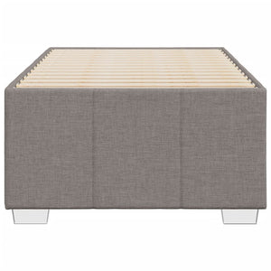 Σκελετός Κρεβατιού Χωρίς Στρώμα Taupe 90x200 εκ. Υφασμάτινο - Pakobazaar