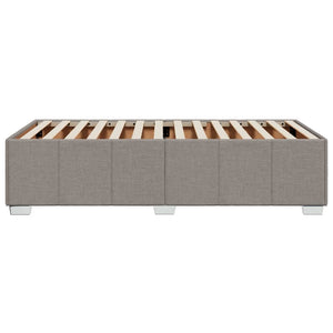 Σκελετός Κρεβατιού Χωρίς Στρώμα Taupe 90x200 εκ. Υφασμάτινο - Pakobazaar