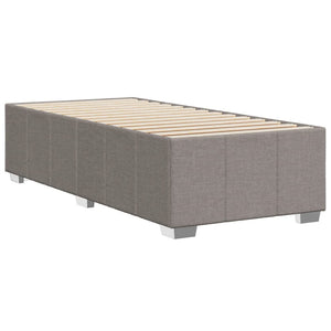 Σκελετός Κρεβατιού Χωρίς Στρώμα Taupe 90x200 εκ. Υφασμάτινο - Pakobazaar