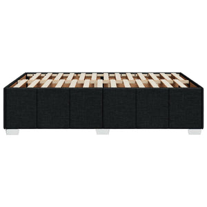Σκελετός Κρεβατιού Χωρίς Στρώμα Μαύρο 120x200 εκ. Υφασμάτινο - Pakobazaar