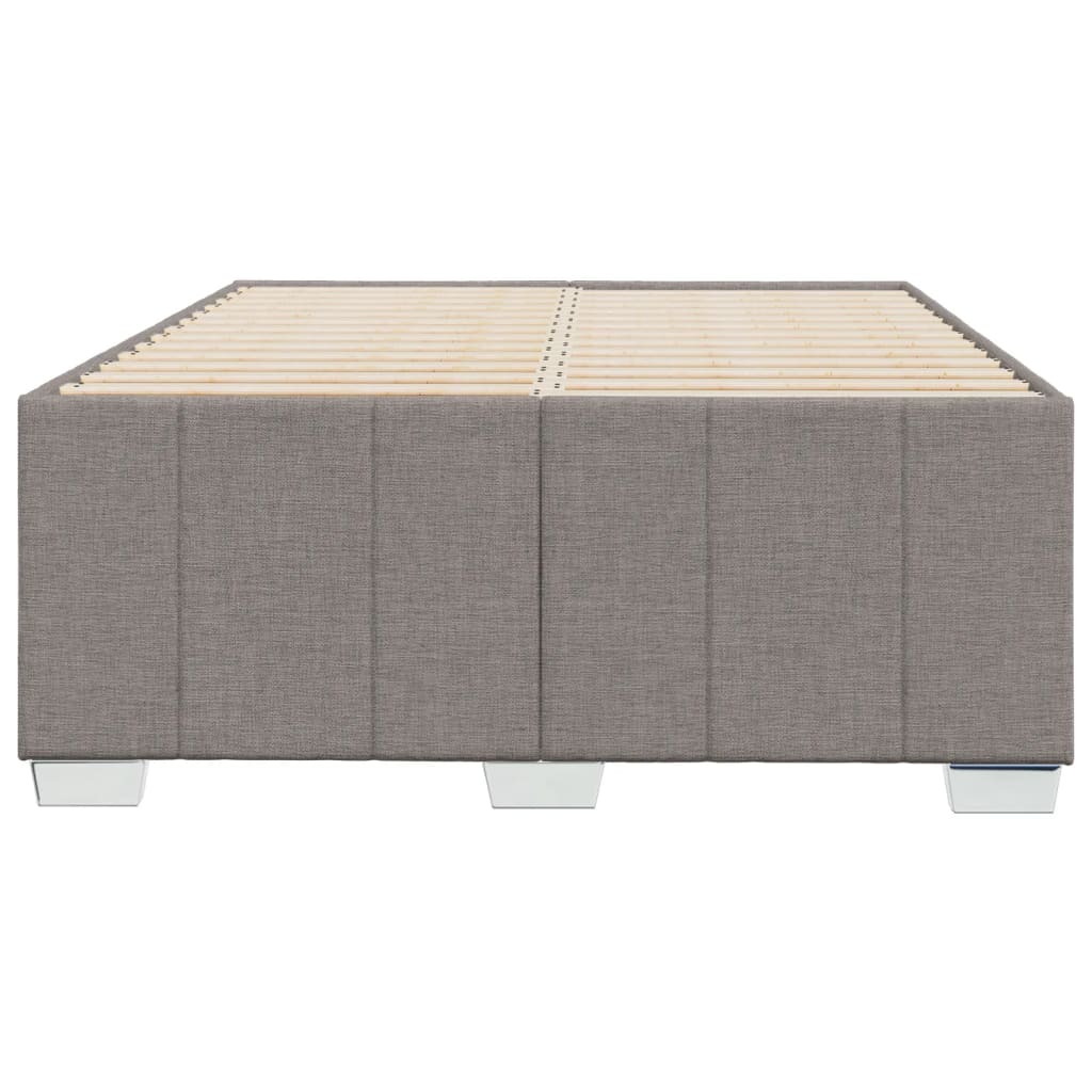 Σκελετός Κρεβατιού Χωρίς Στρώμα Taupe 120x200 εκ. Υφασμάτινο